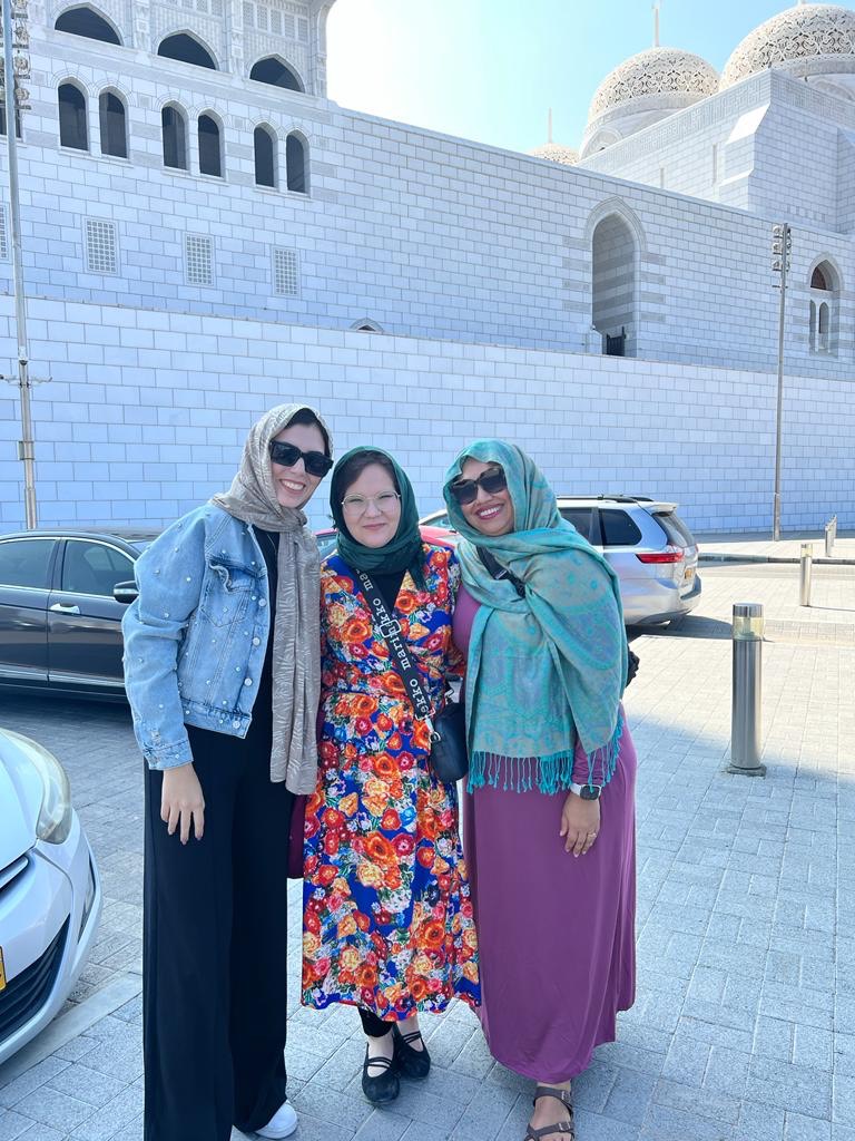 Three people together